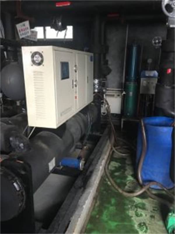 水冷式冷水机组冷凝温度和蒸发温度